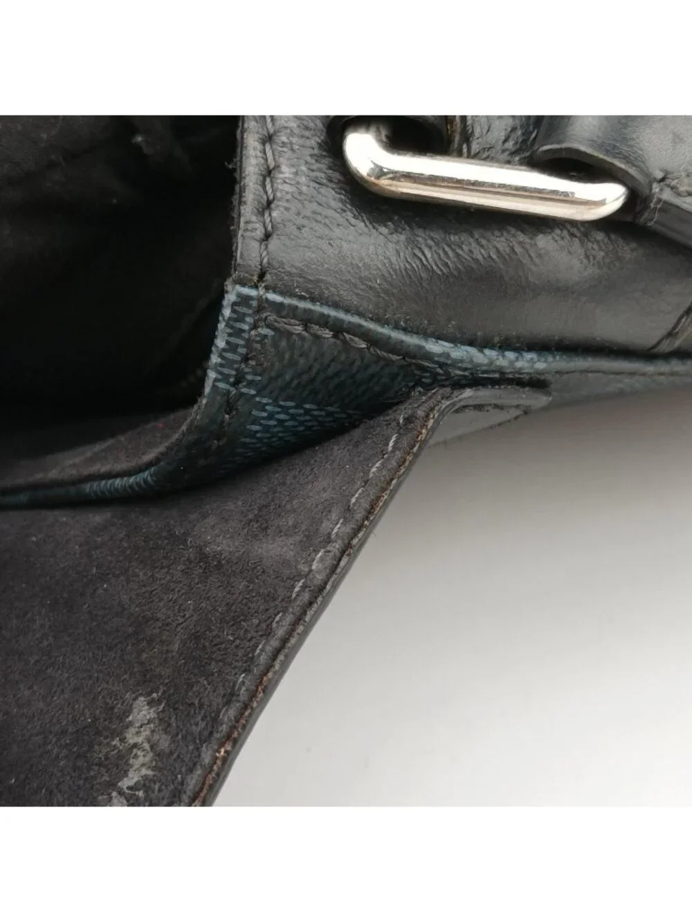 Louis Vuitton Newport Messenger PM Black Navy Damier Cobalt